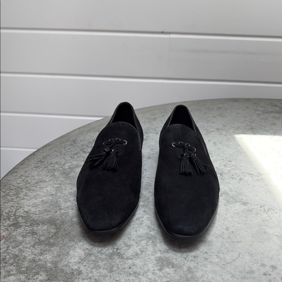 Aldo Black Tassel Men's Loafers - Picture 3 of 6